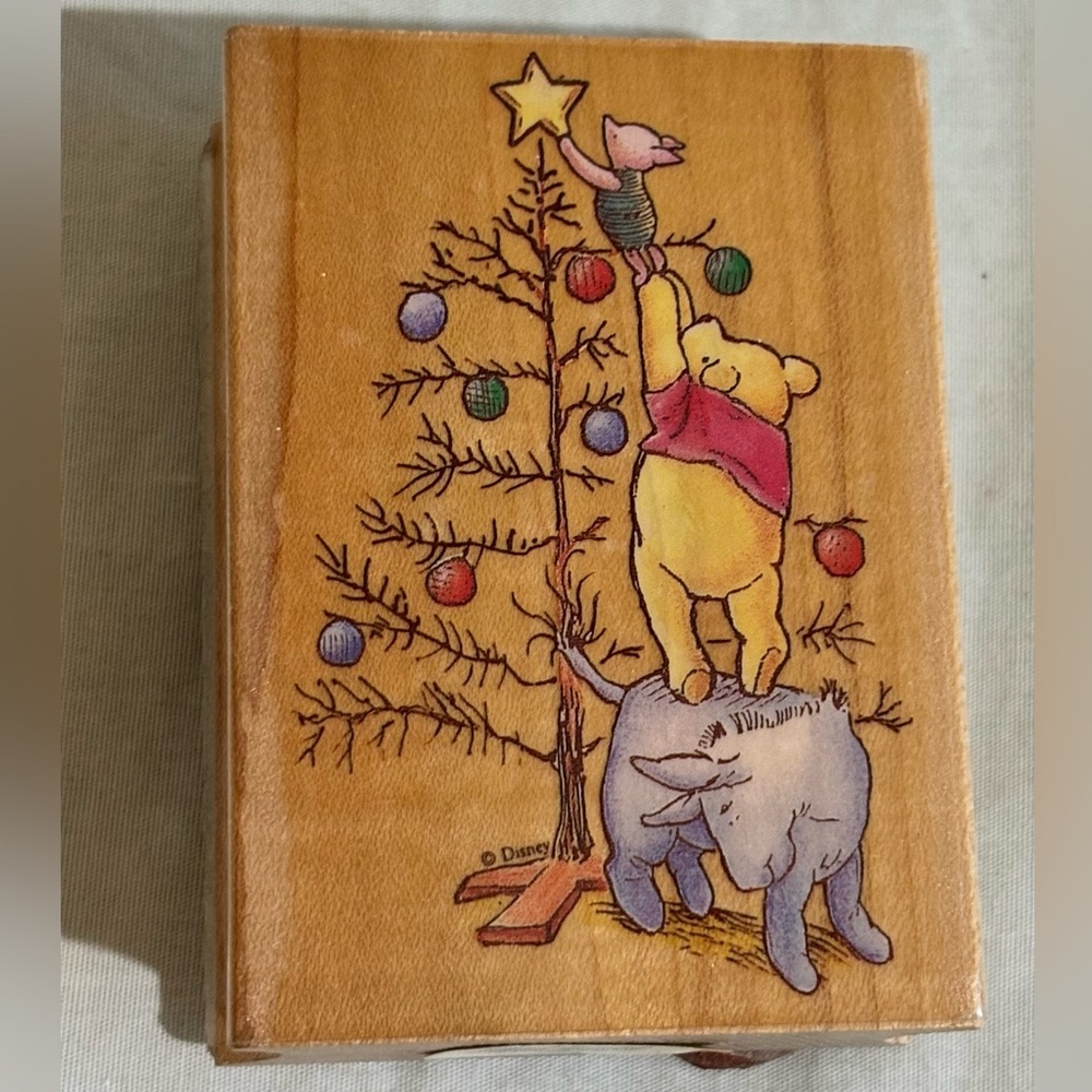 Vintage Disney All Night Media Christmas stamp 743H